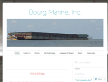 Tablet Screenshot of bourgmarine.com